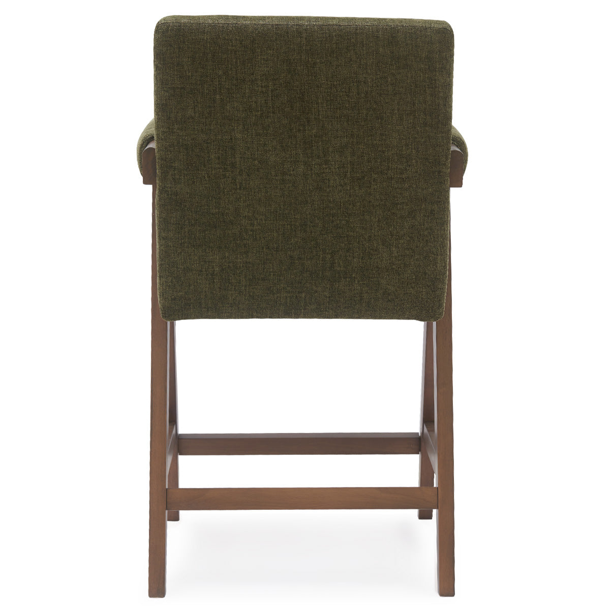 Morgan Upholstered Counter Stool with Arms (1-Piece)