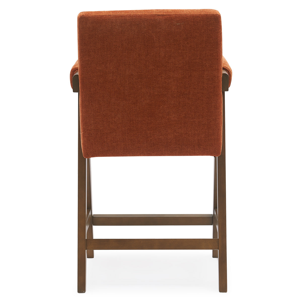 Morgan Upholstered Counter Stool with Arms (1-Piece)