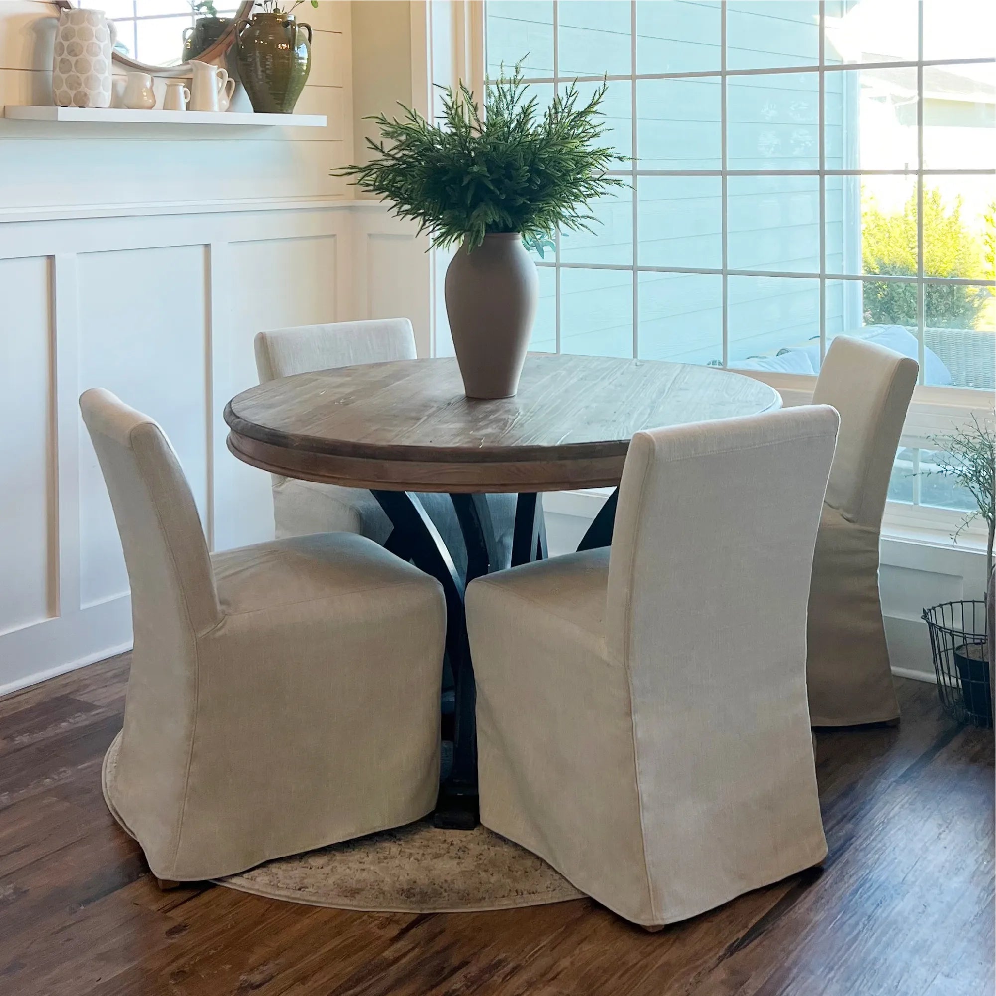 North Beige Fully Upholstered Dining Chair (Set of 2)