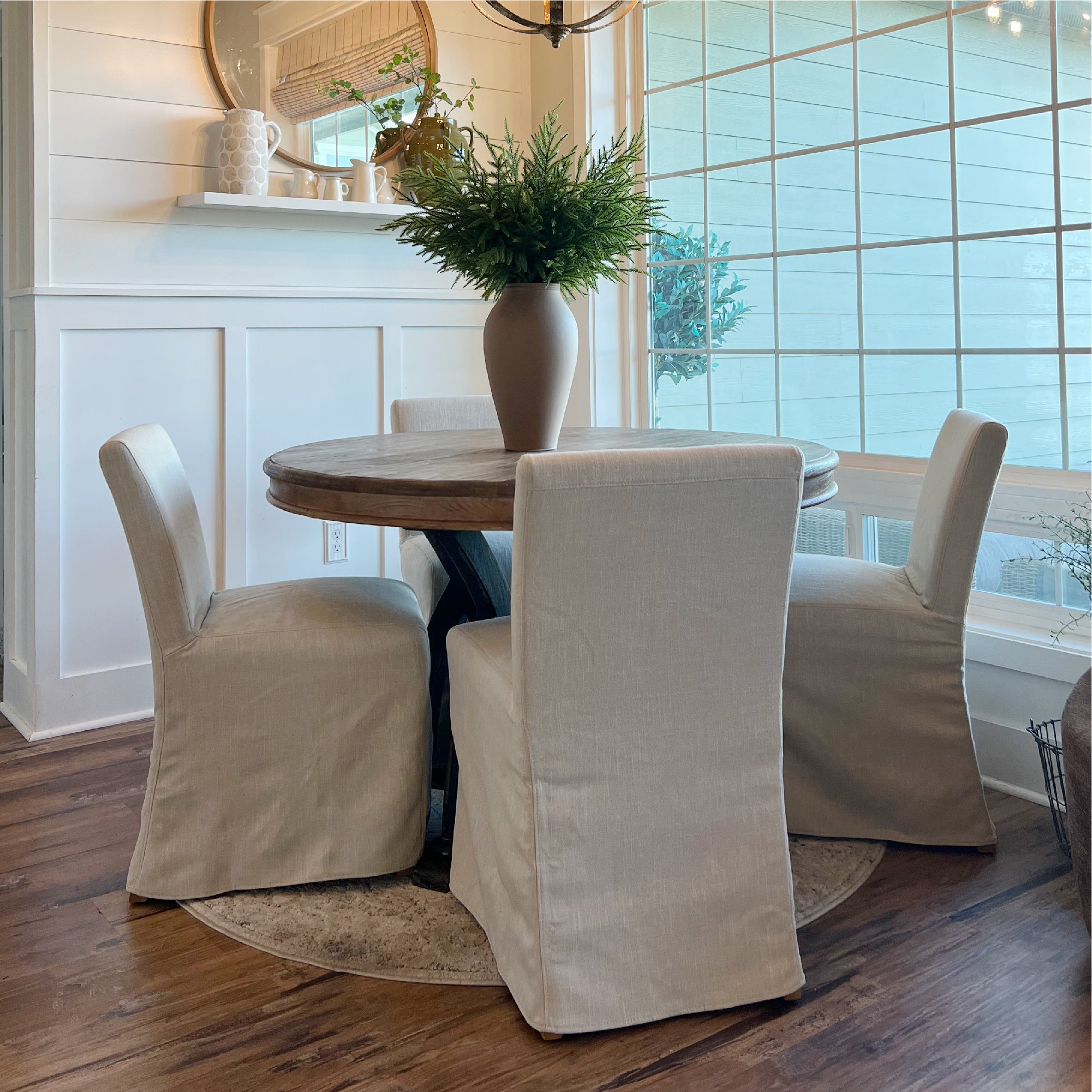 North Beige Fully Upholstered Dining Chair (Set of 2)