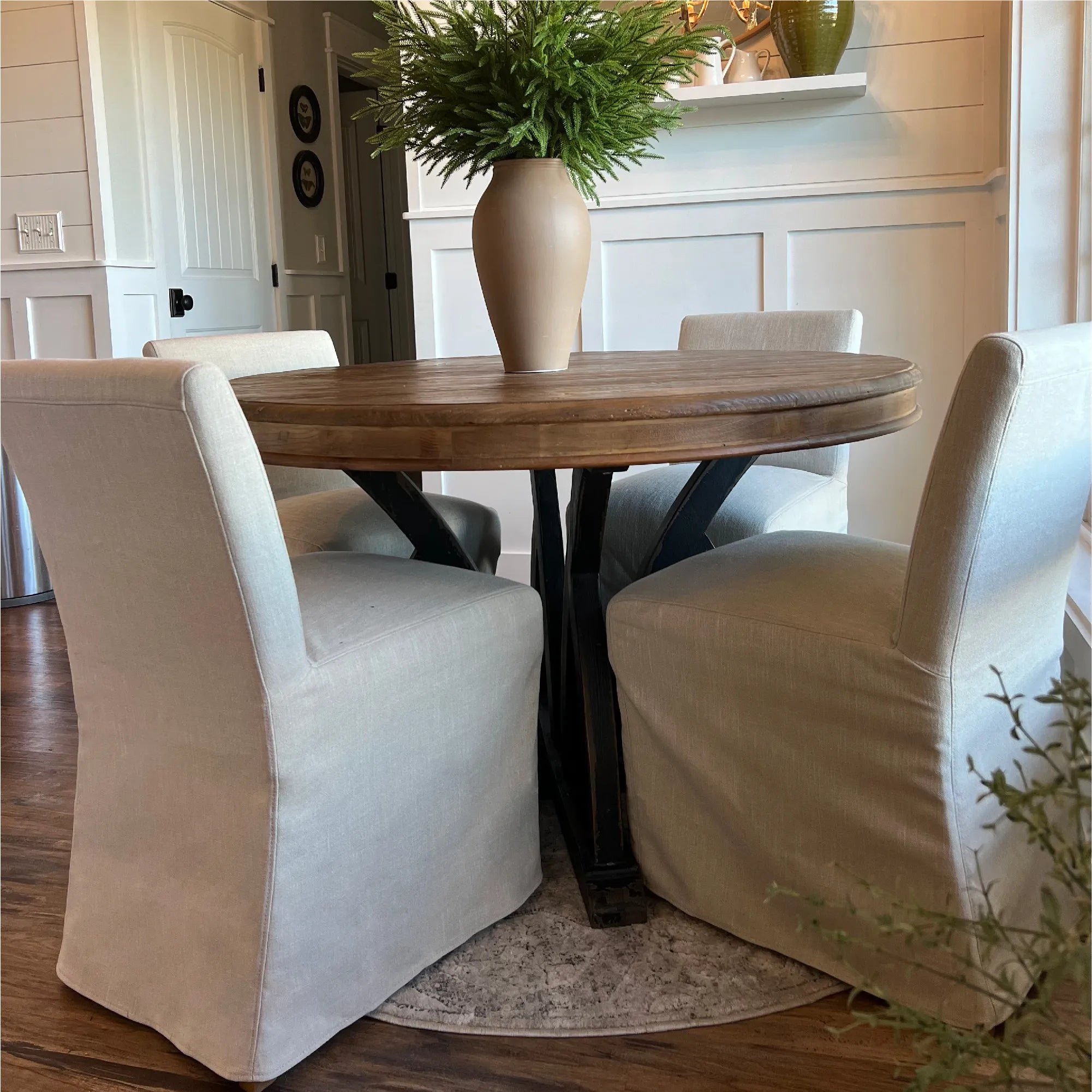 North Beige Fully Upholstered Dining Chair (Set of 2)