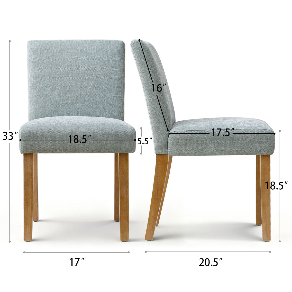 North Upholstered Dining Chair (Set of 2)
