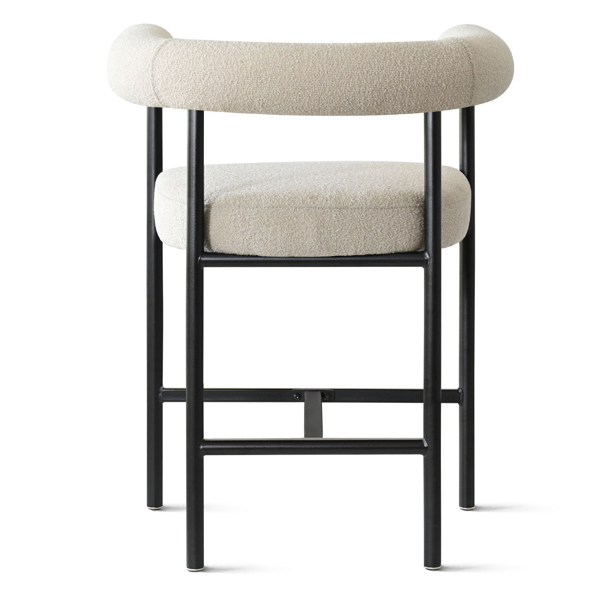 New York 24" Boucle Counter Stool with Arms (Set of 3)