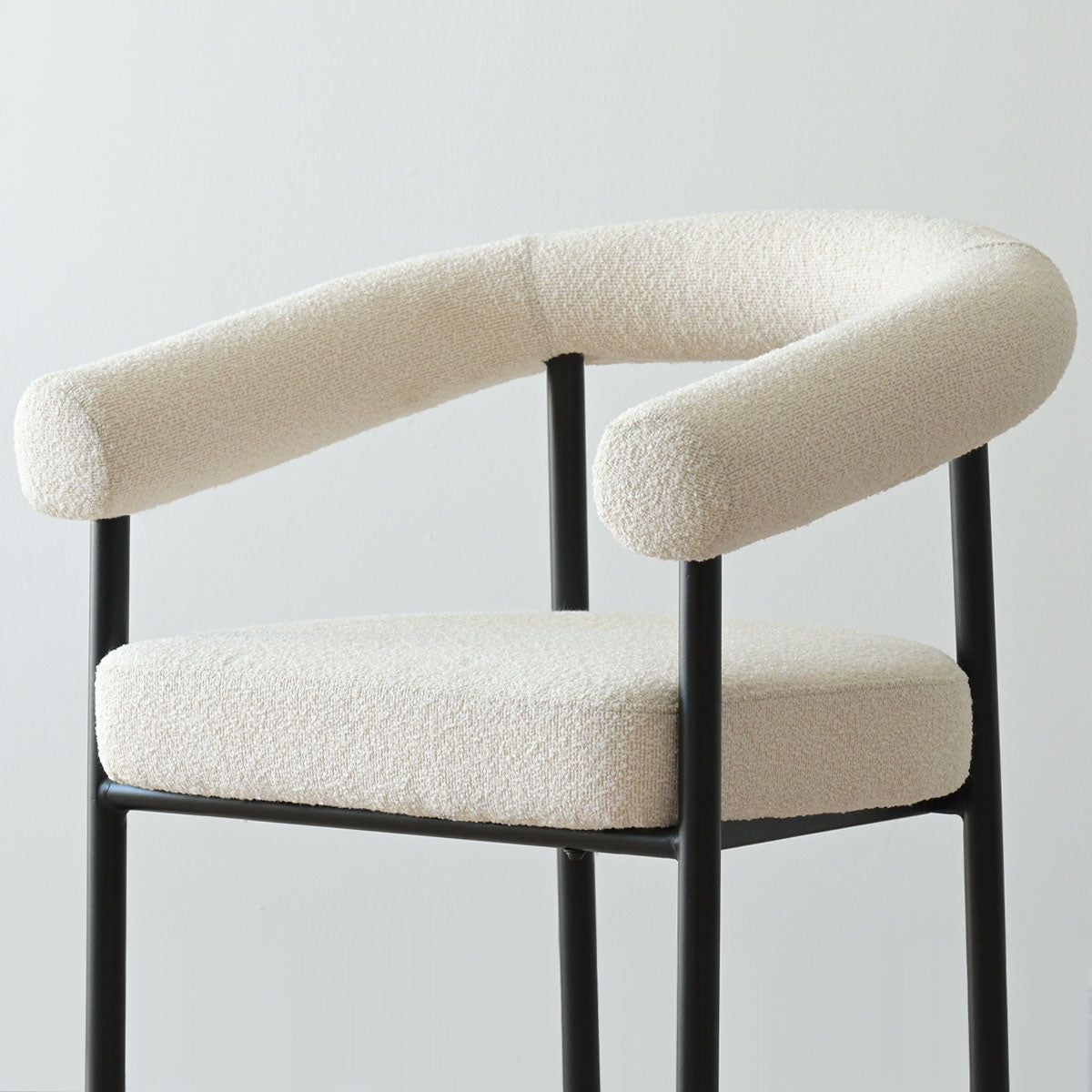 New York Modern Boucle Upholstered Dining Chair (Set of 4)