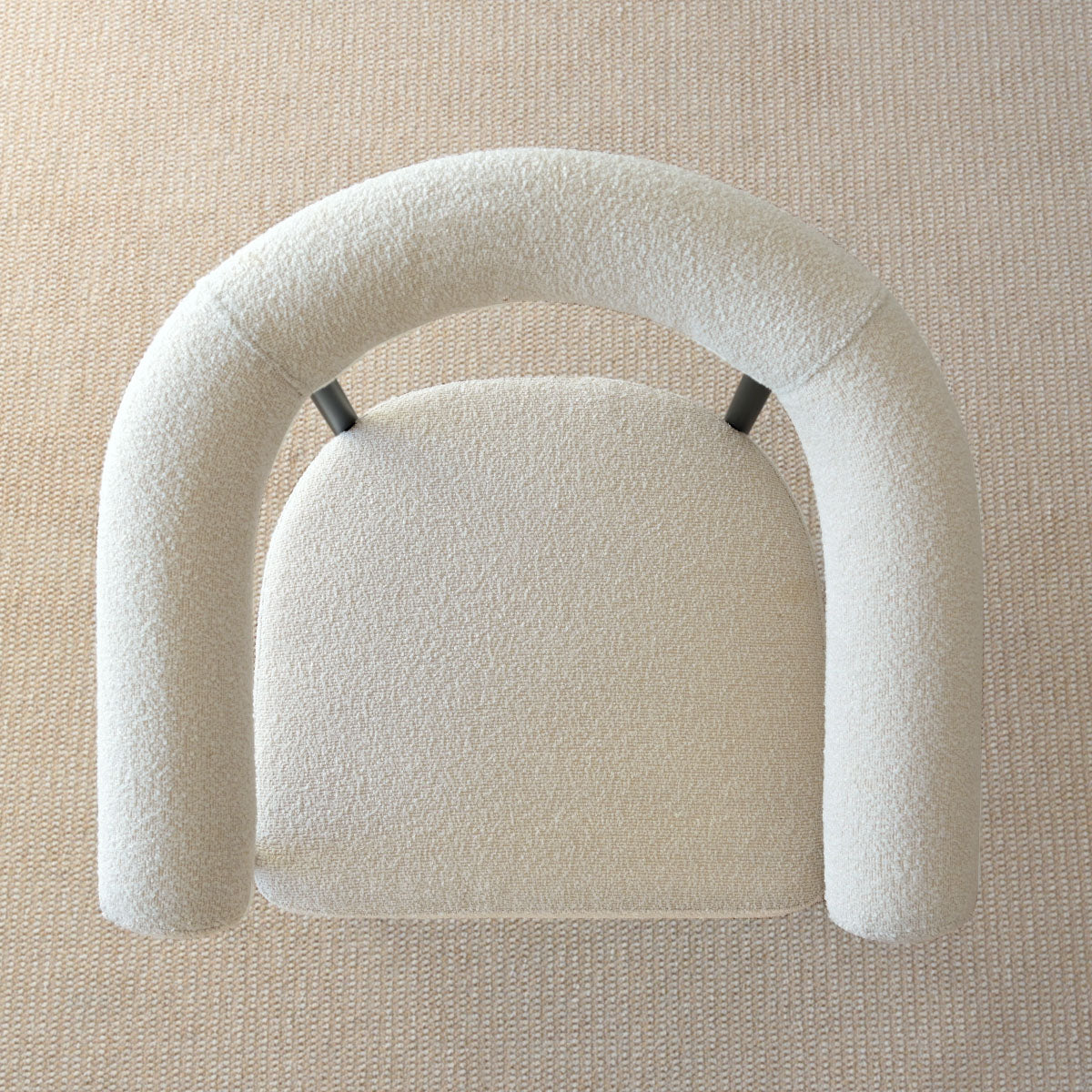 New York Modern Boucle Upholstered Dining Chair (Set of 6)