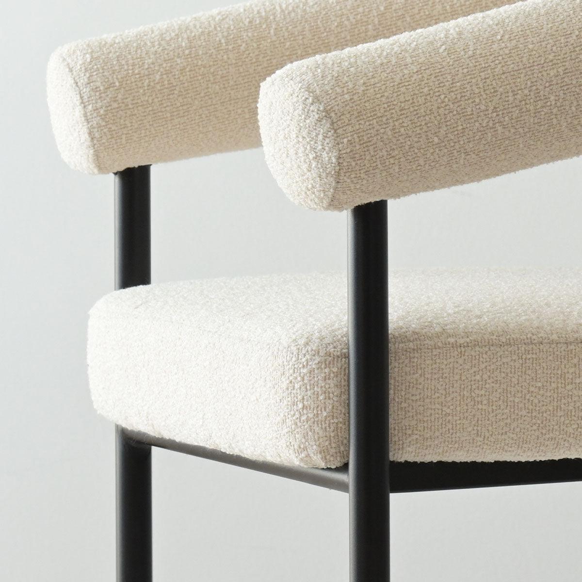 New York Modern Boucle Upholstered Dining Chair (Set of 4)