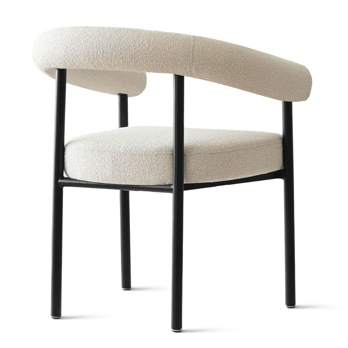 New York Modern Boucle Upholstered Dining Chair (Set of 6)