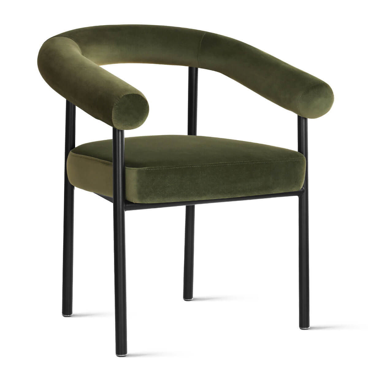 New York Modern Velvet Dining Chair (Set of 2)