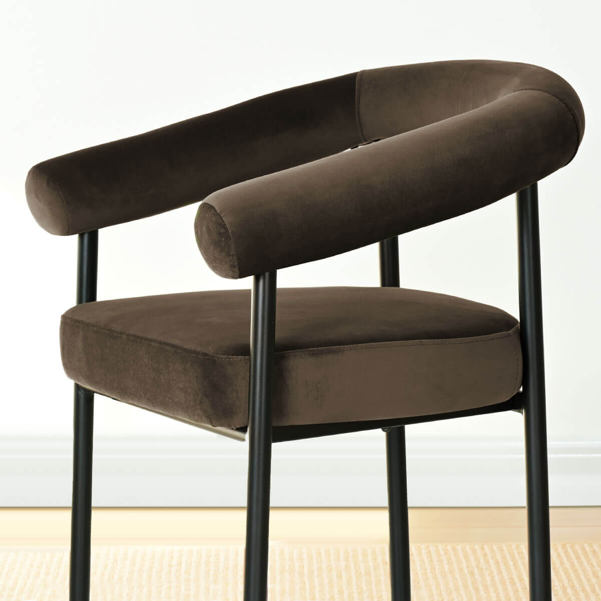 New York Modern Velvet Dining Chair (Set of 2)