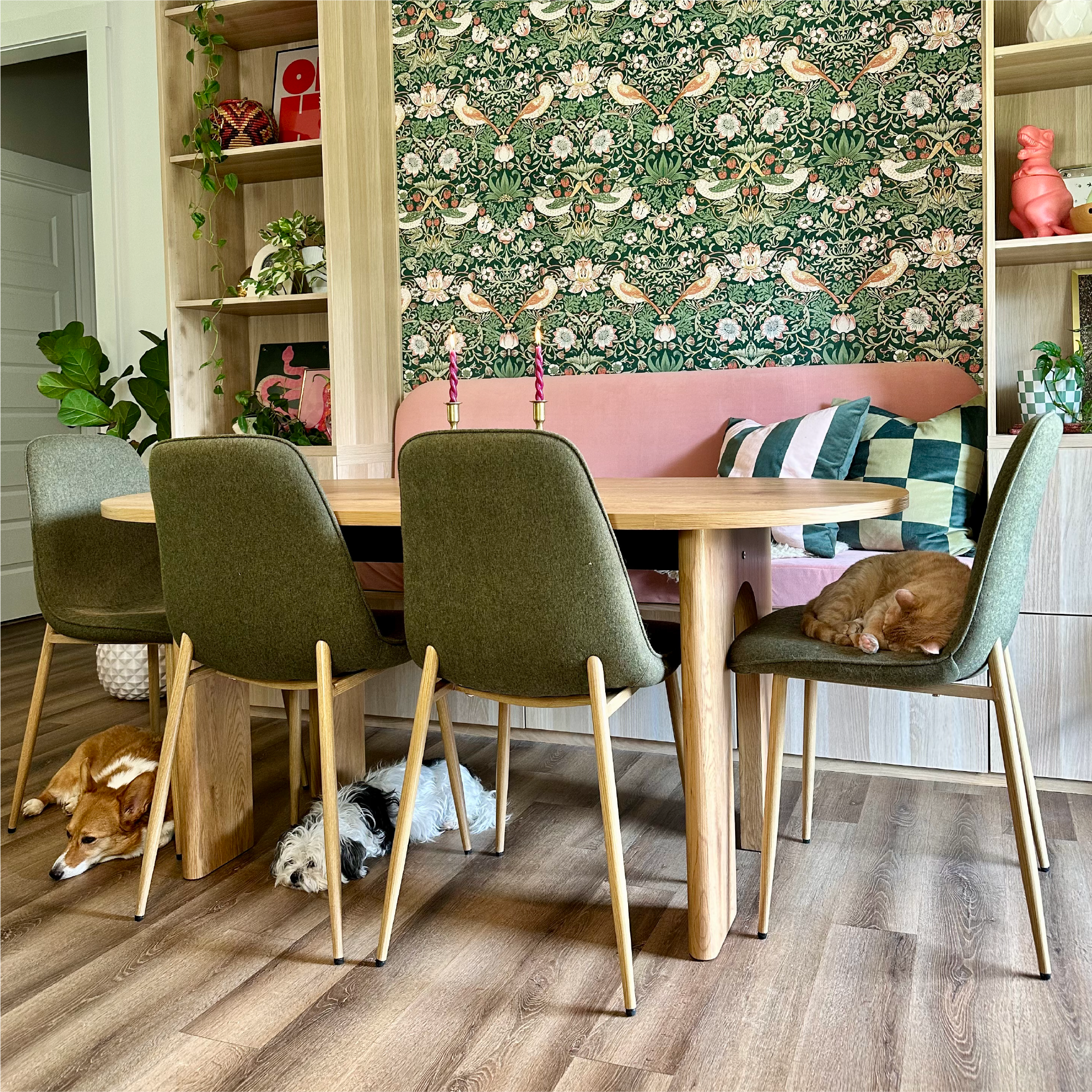 Oslo Modern Upholstered Dining Chair (Set of 4)