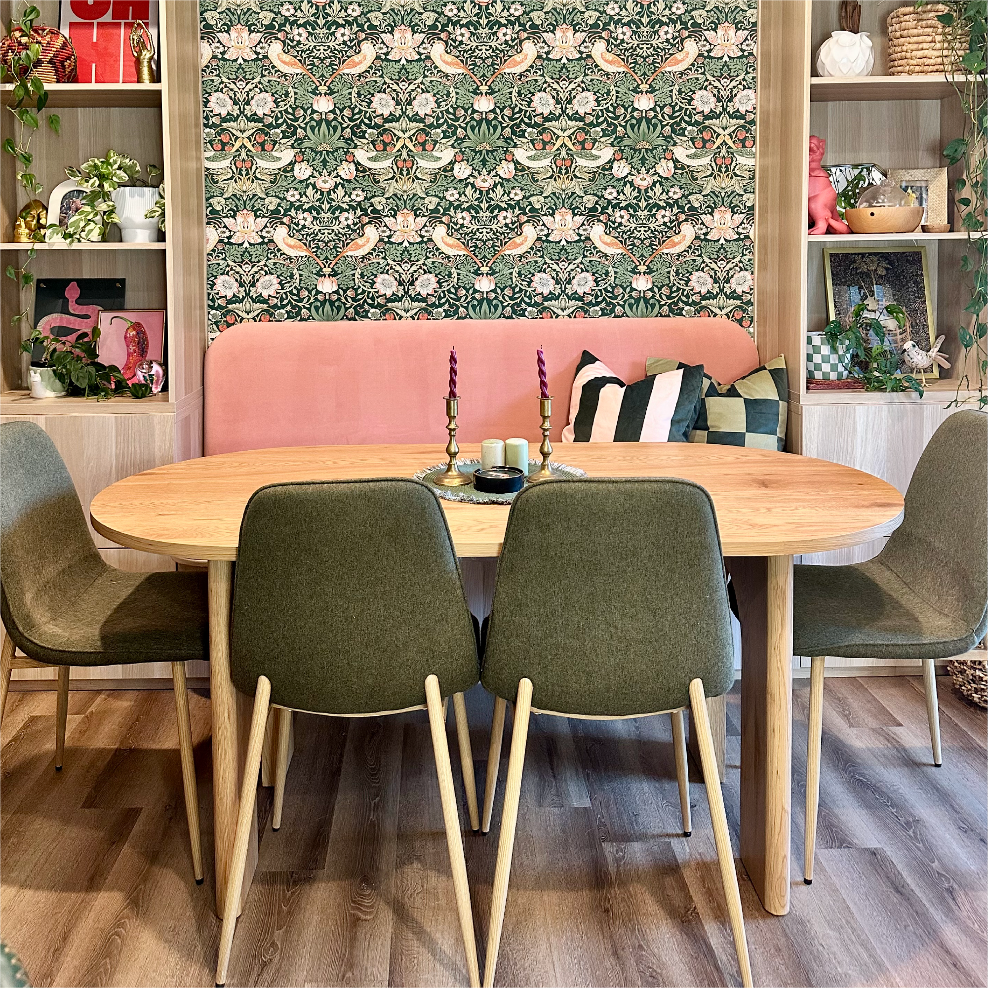 Oslo Modern Upholstered Dining Chair (Set of 4)