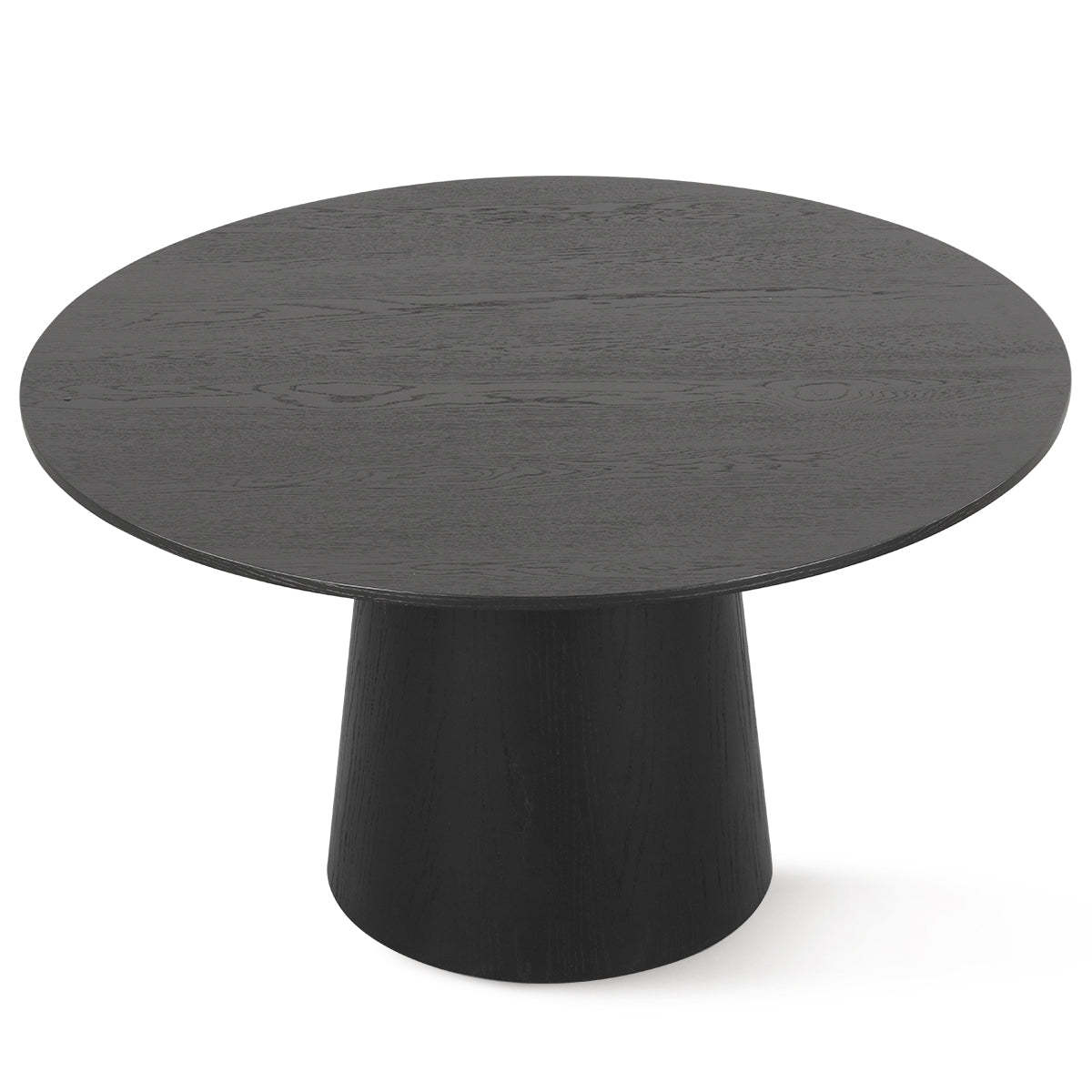 Orchid 52" Solid Oak Wood Round Pedestal Dining Table