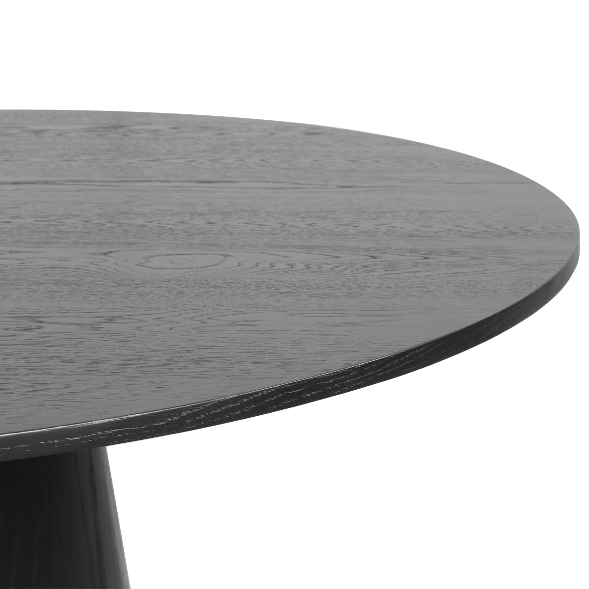 Orchid 52" Solid Oak Wood Round Pedestal Dining Table