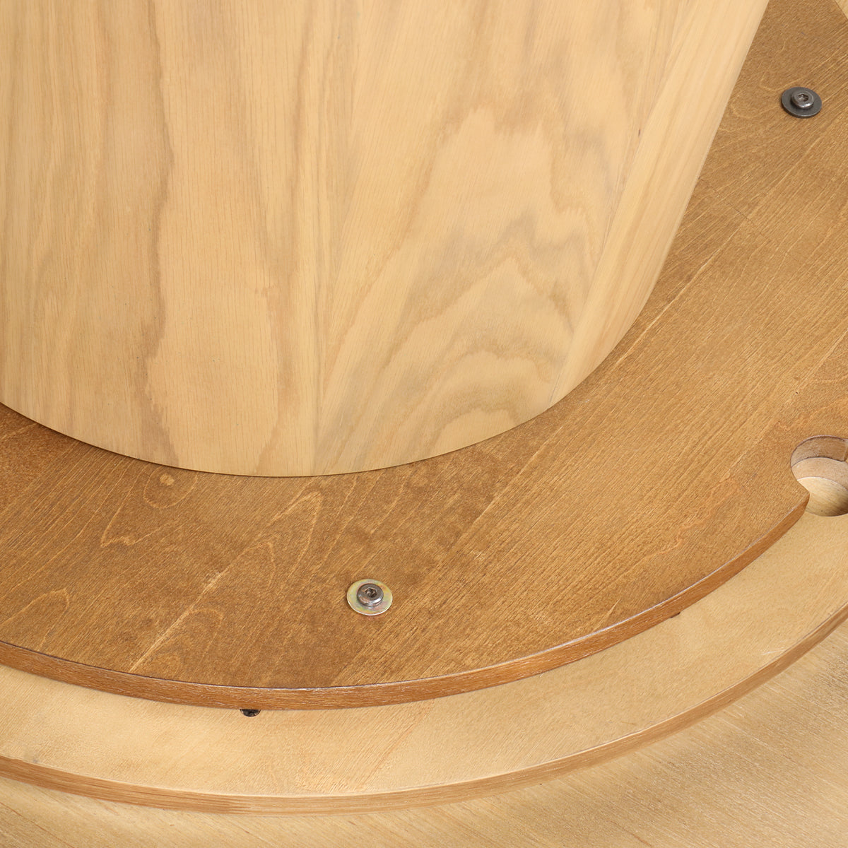 Orchid 52" Solid Oak Wood Round Pedestal Dining Table