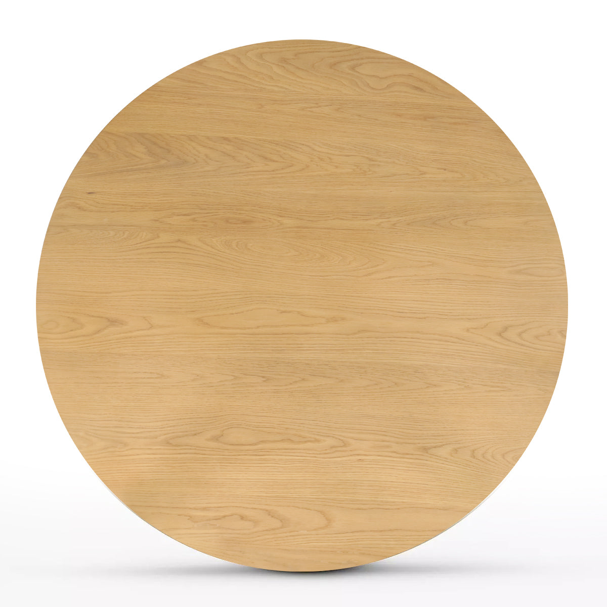 Orchid 52" Solid Oak Wood Round Pedestal Dining Table