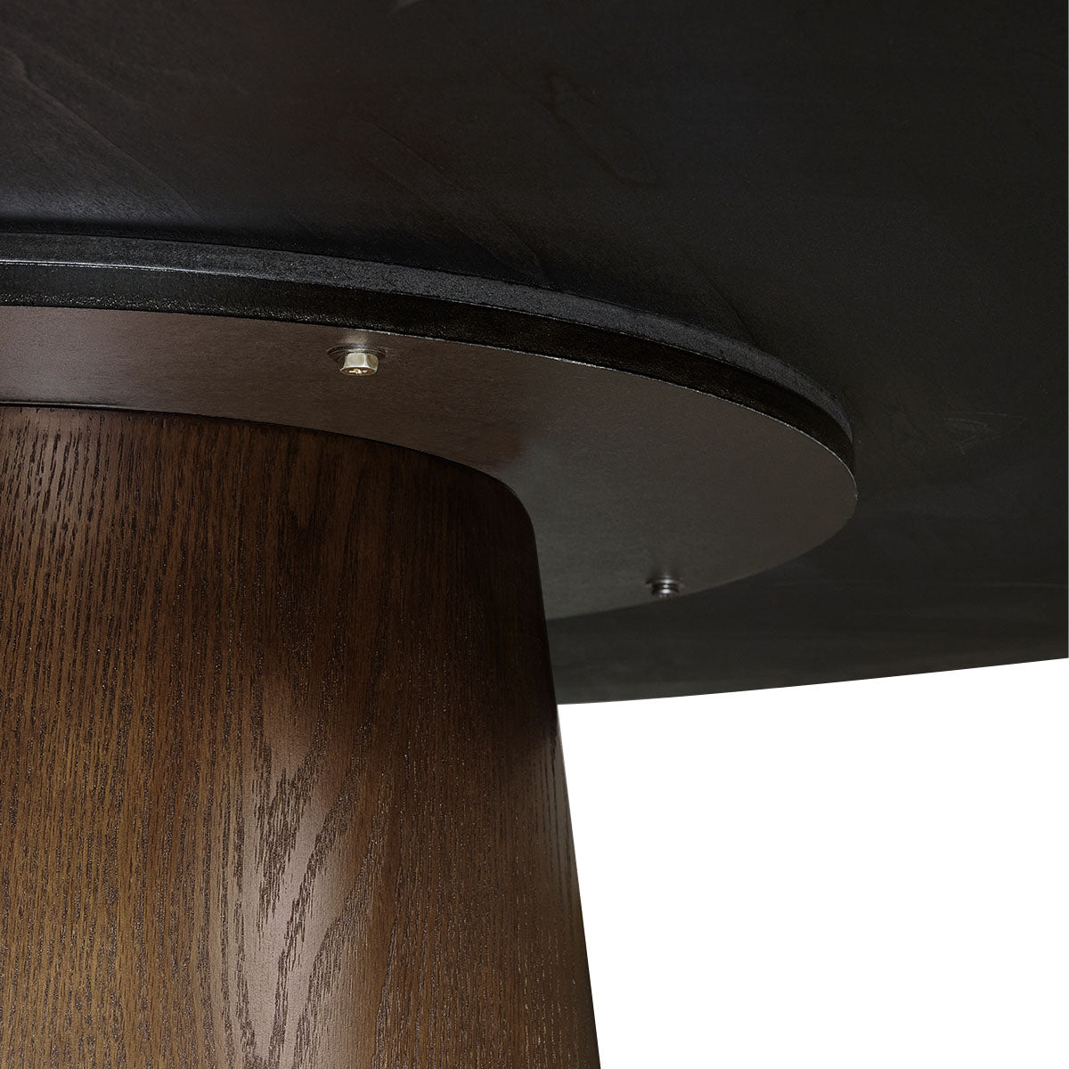 Orchid 52" Solid Oak Wood Round Pedestal Dining Table