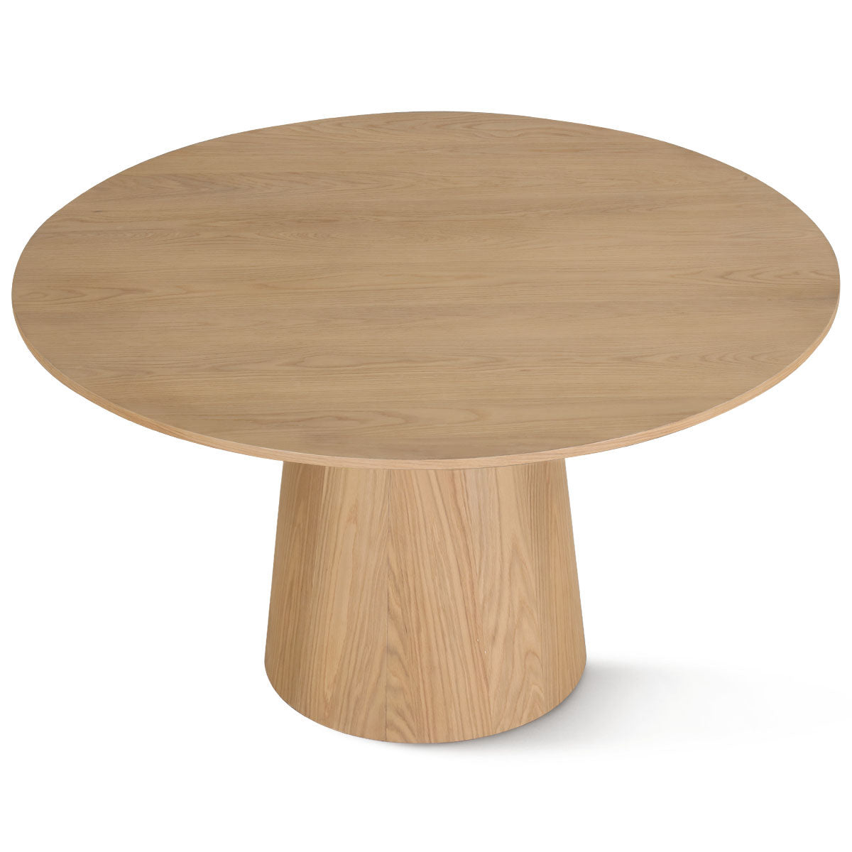 Orchid 60" Oak Round Pedestal Dining Table