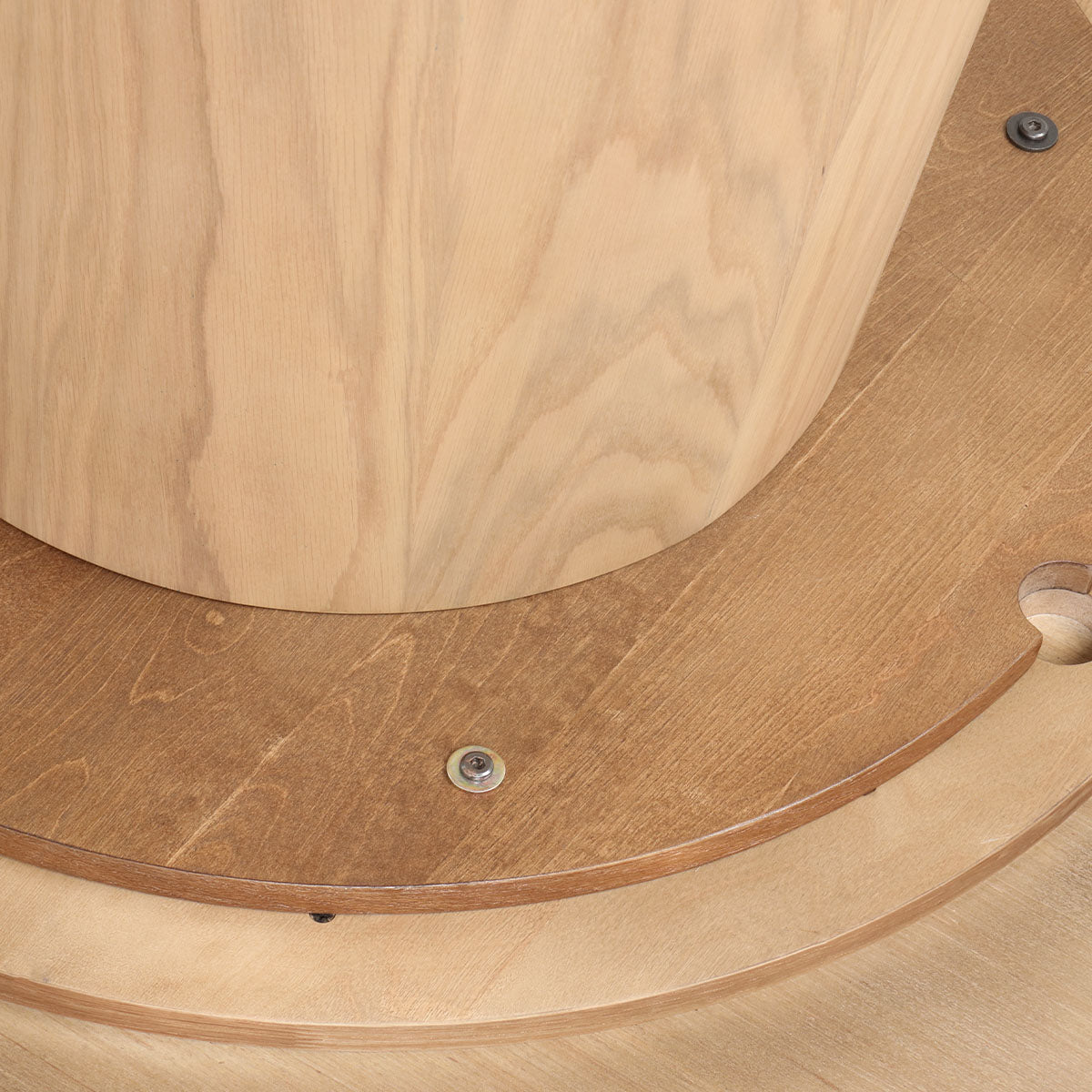 Orchid 60" Oak Round Pedestal Dining Table