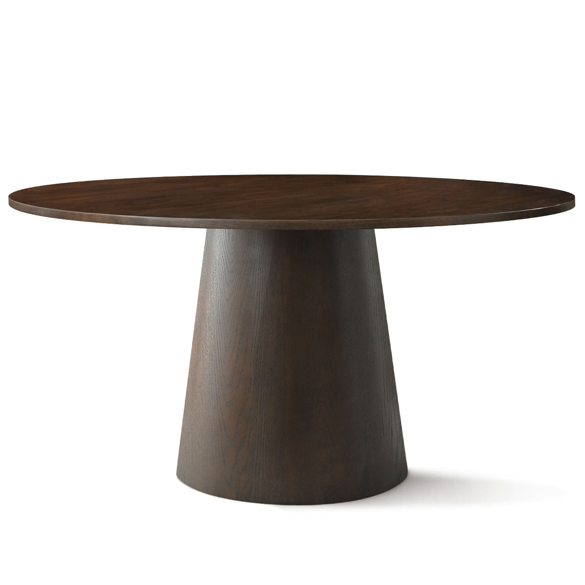 Orchid 60" Oak Round Pedestal Dining Table
