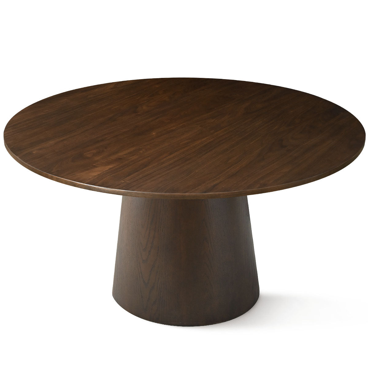 Orchid 60" Oak Round Pedestal Dining Table