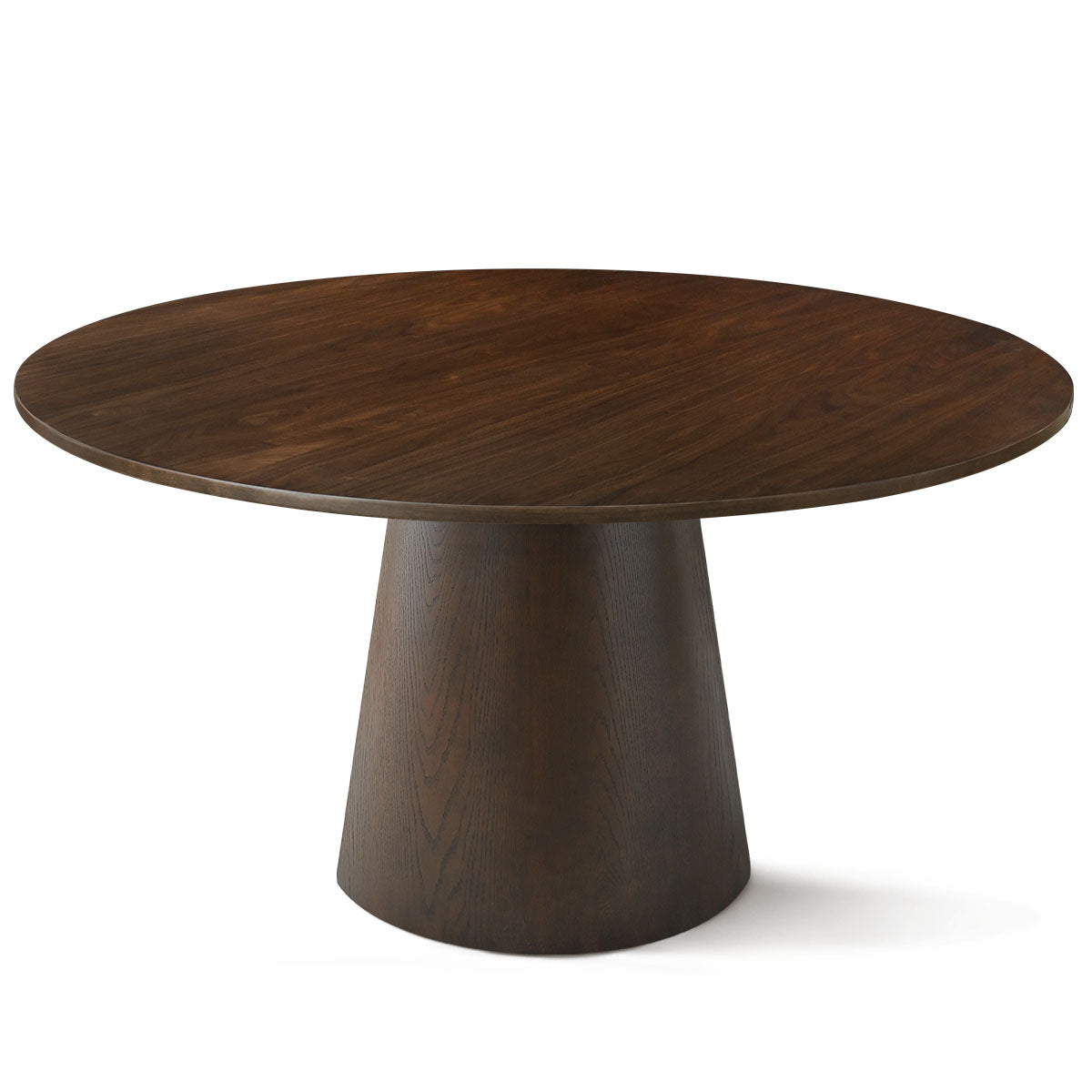 Orchid 60" Oak Round Pedestal Dining Table