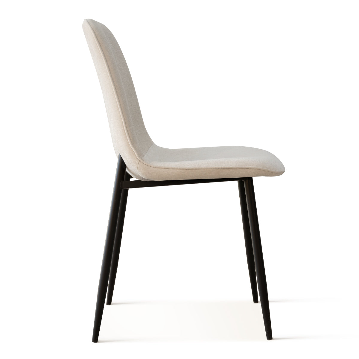 Oslo Modern Chenille Dining Chair with Metal Legs (Set of 6)