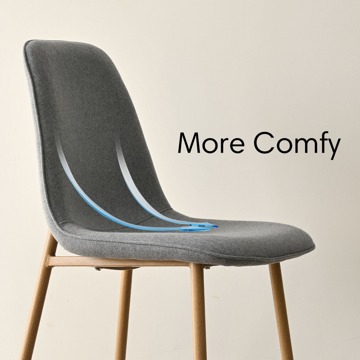 Oslo Modern Upholstered Dining Chair (Set of 4)