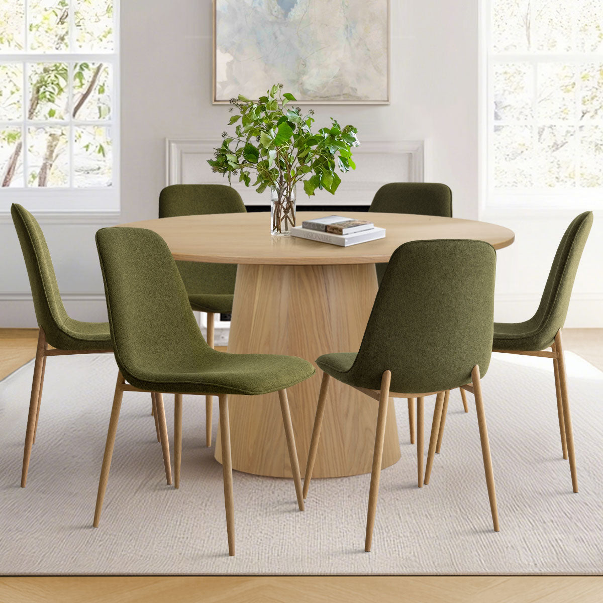 Oslo Modern Upholstered Dining Chair (Set of 6)
