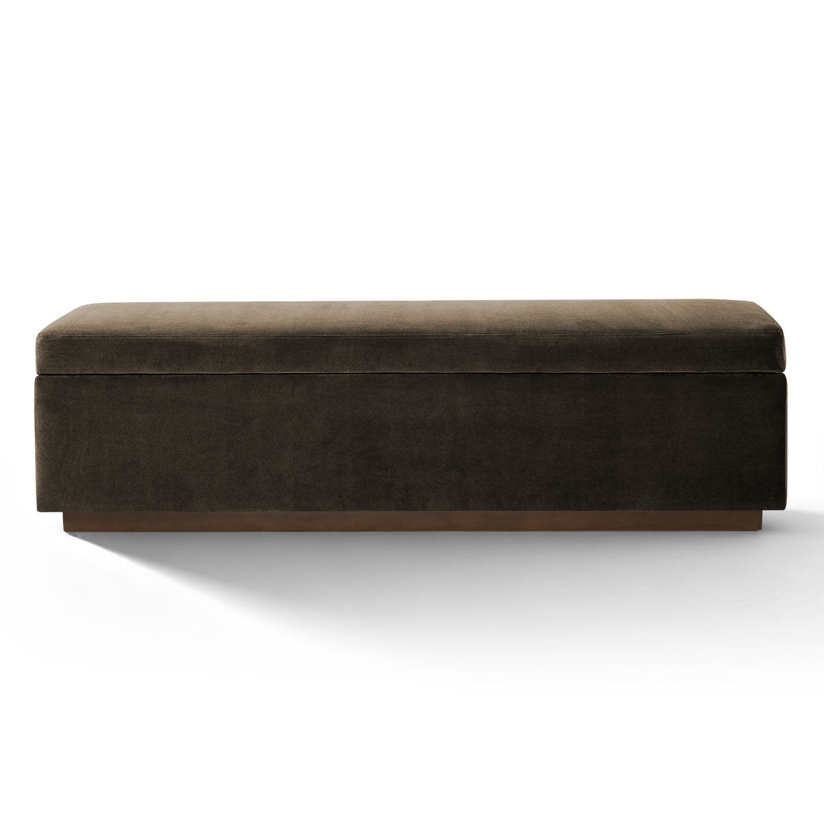 Paxton 60" Velvet Storage Bench with Hidden Lift Top