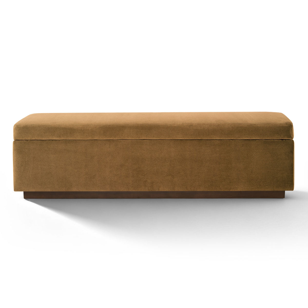 Paxton 60" Velvet Storage Bench with Hidden Lift Top