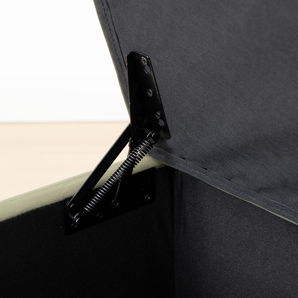 Paxton 60" Velvet Storage Bench with Hidden Lift Top