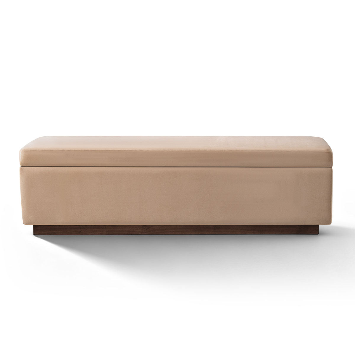 Paxton 60" Velvet Storage Bench with Hidden Lift Top