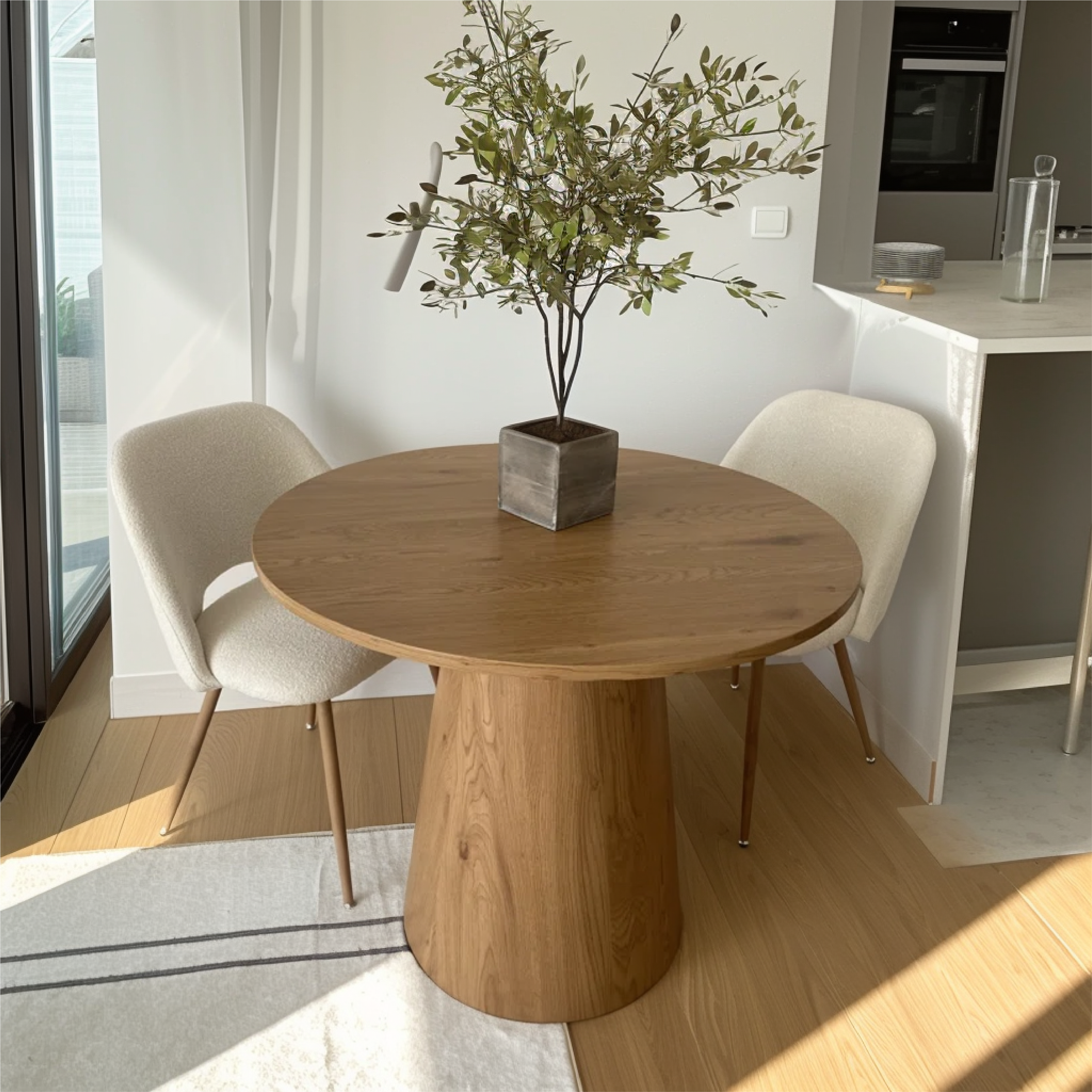 Edwin Modern Upholstered Dining Chair (Set of 4)