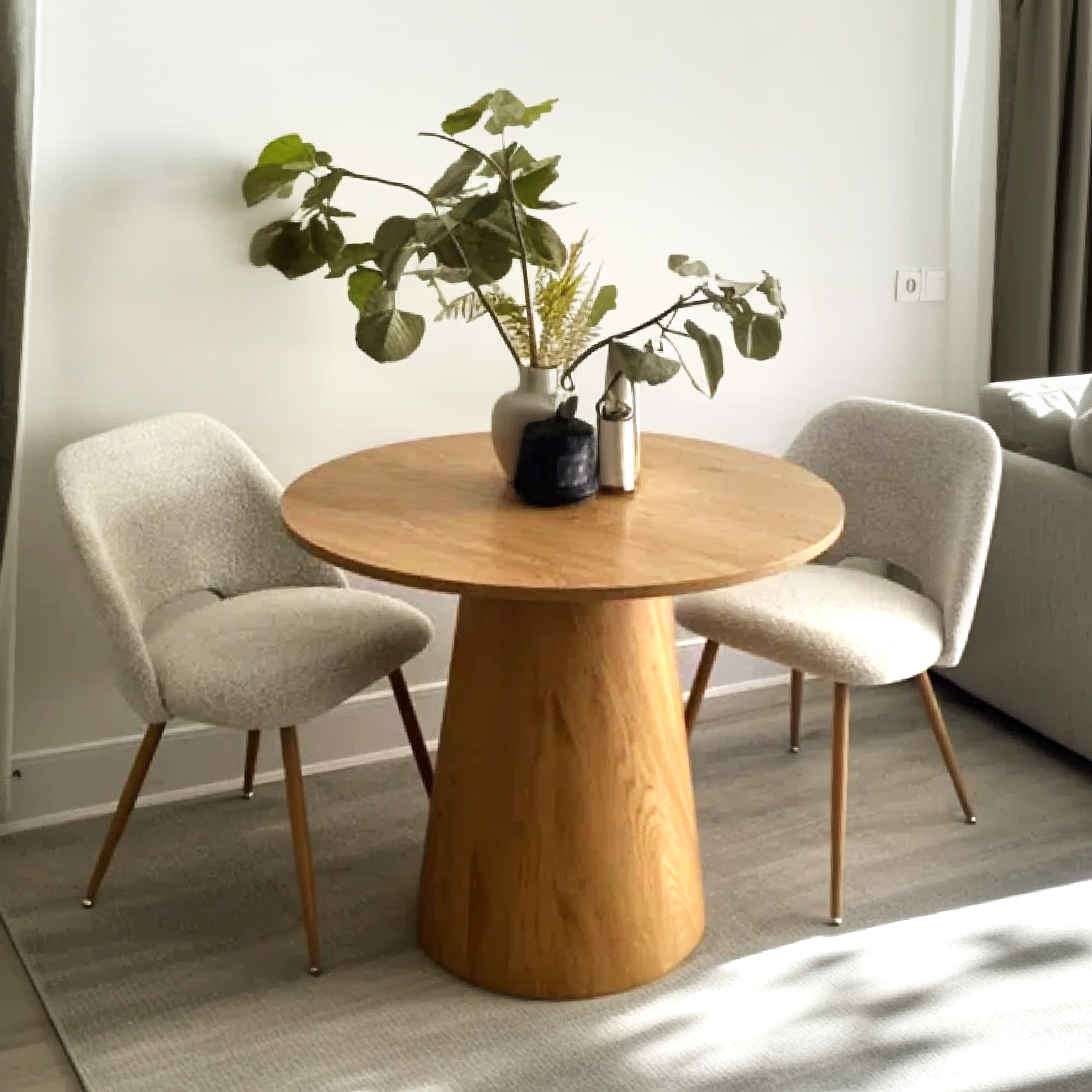 Edwin Modern Upholstered Dining Chair (Set of 4)