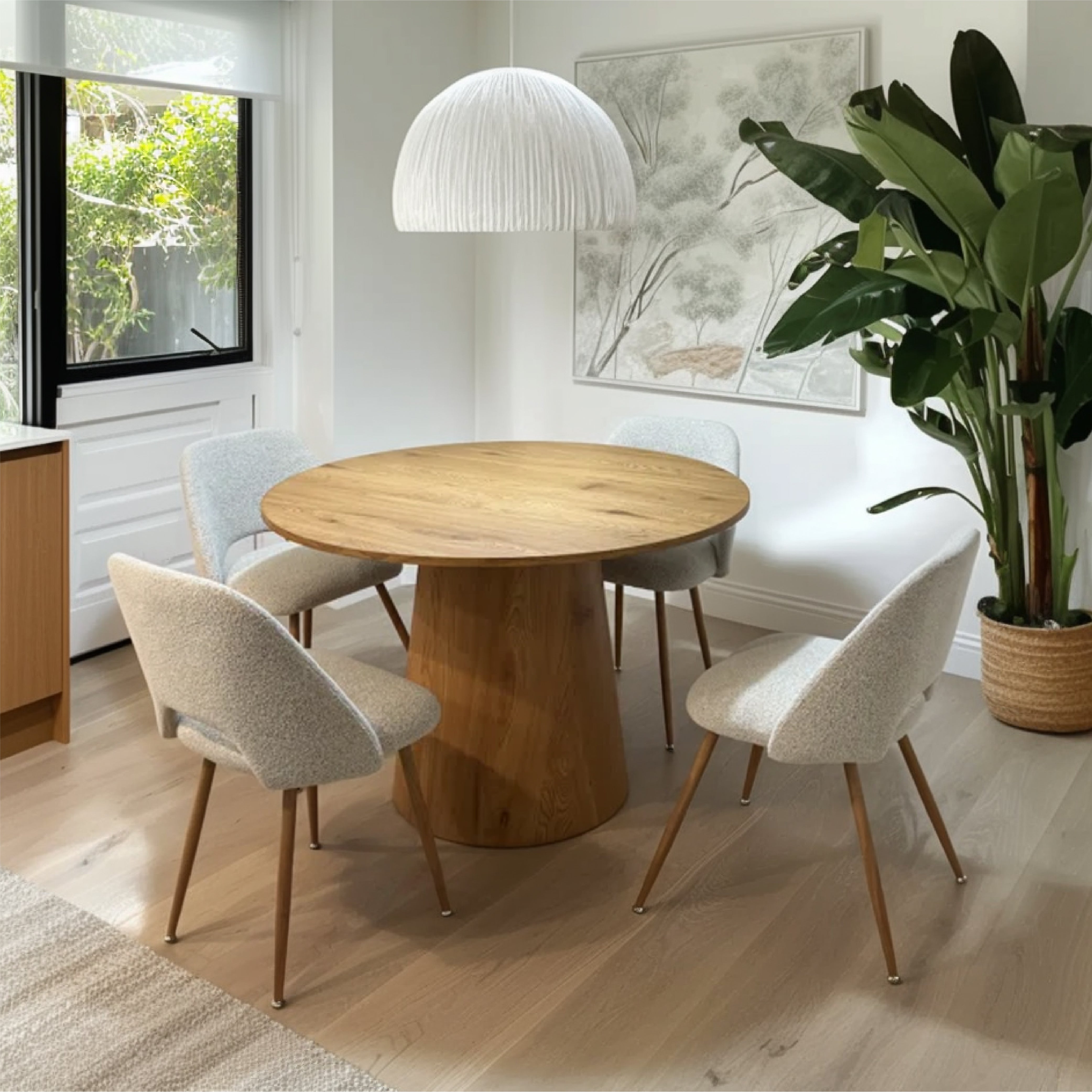 Edwin Modern Upholstered Dining Chair (Set of 2)