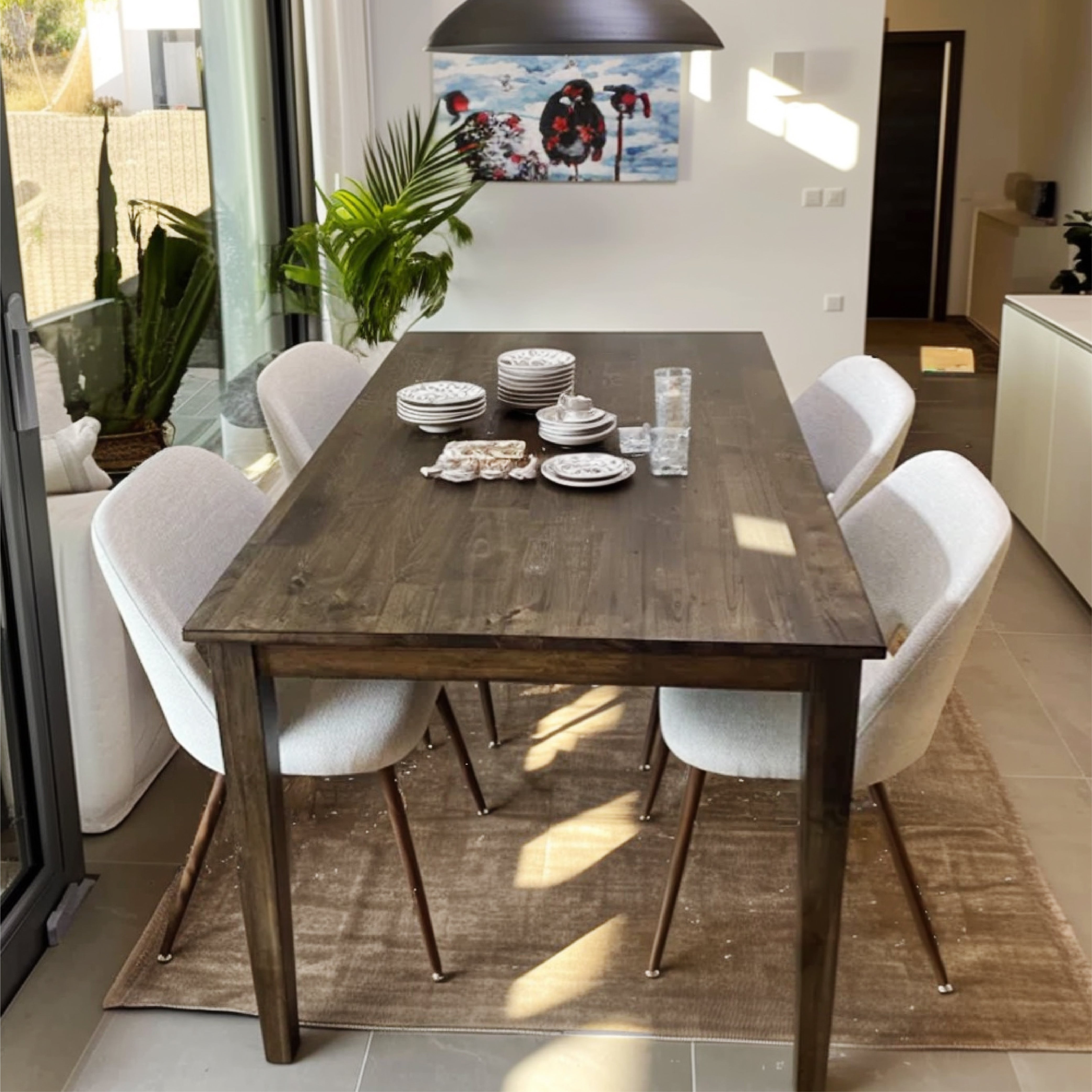 Edwin Modern Upholstered Dining Chair (Set of 4)