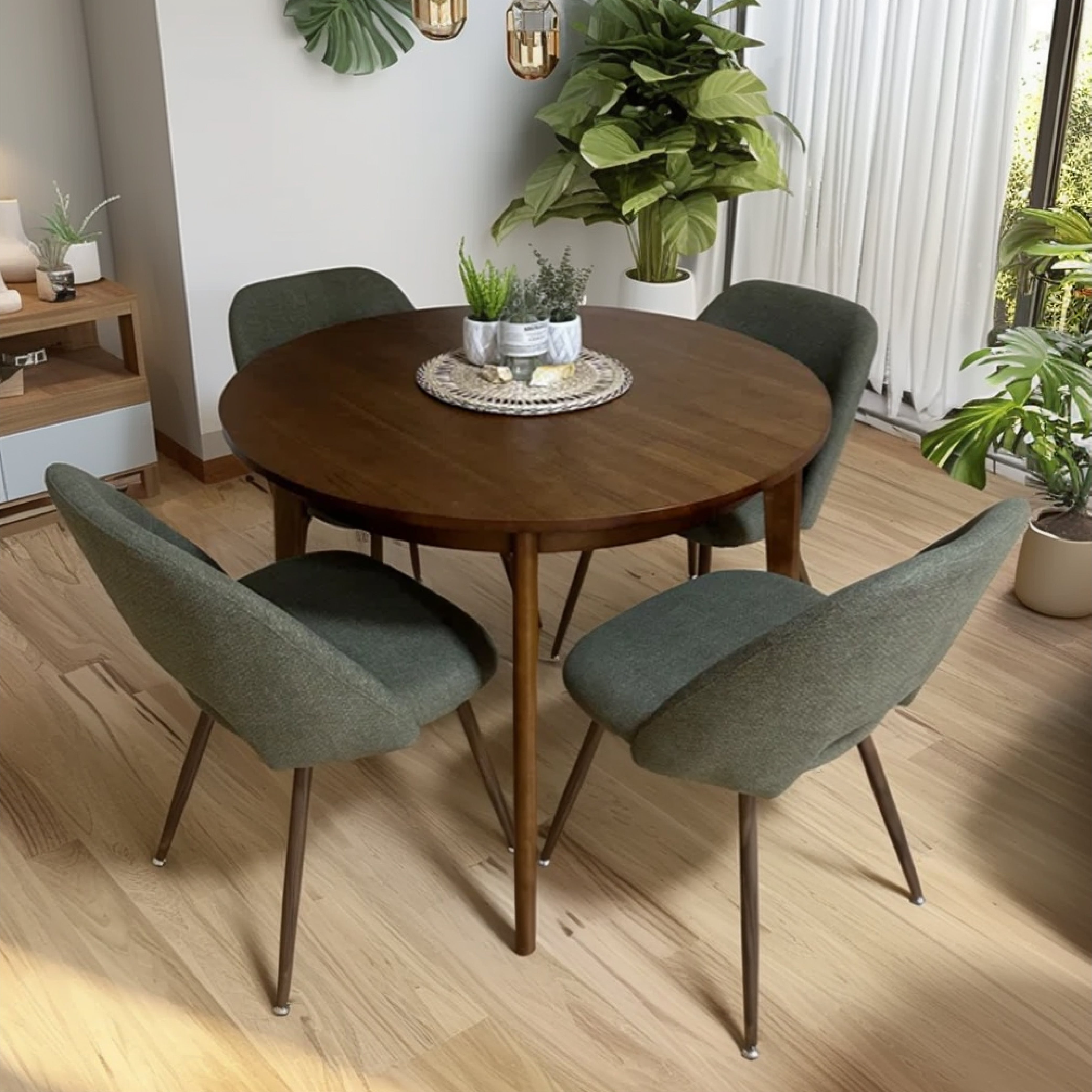 Edwin Modern Upholstered Dining Chair (Set of 4)