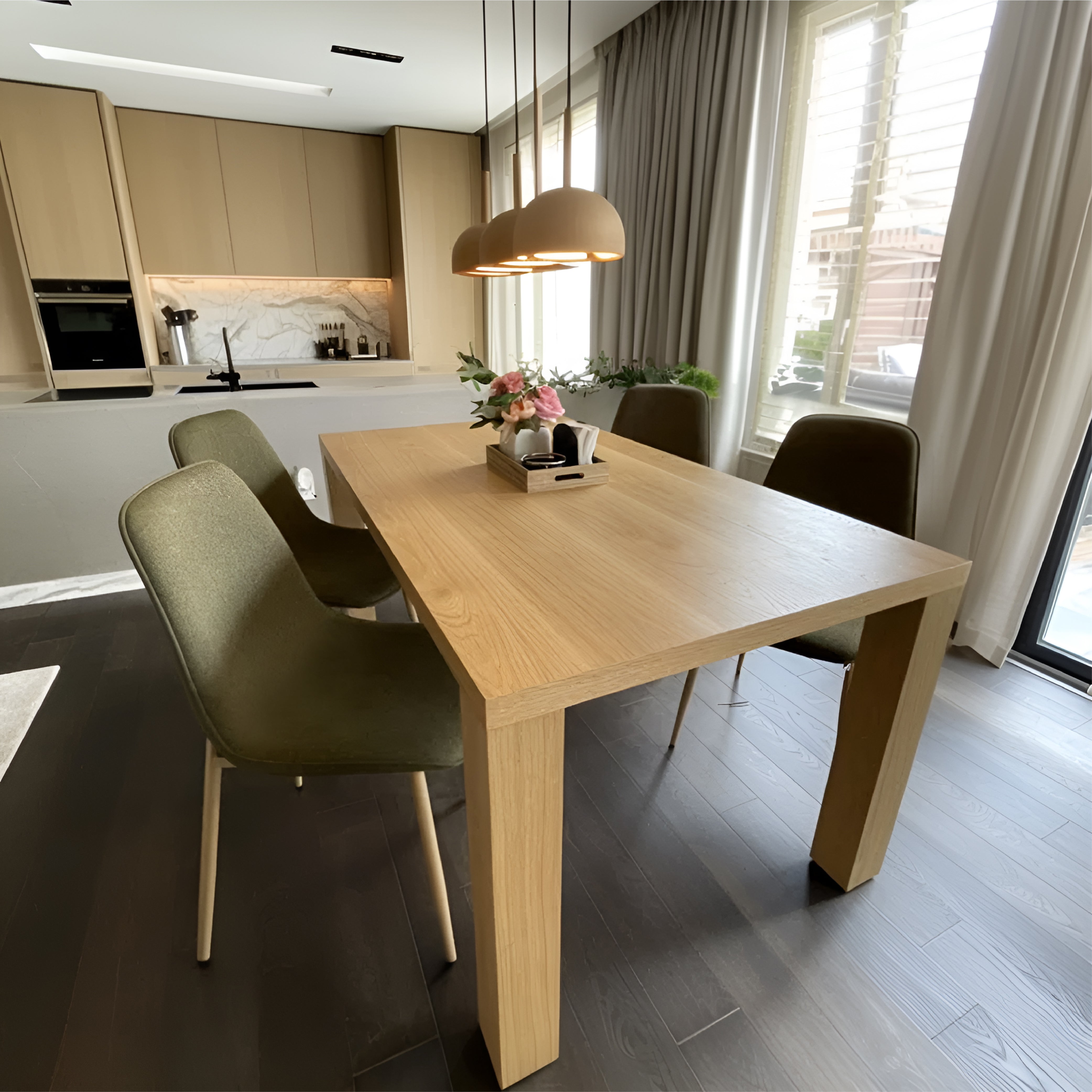 Oslo Modern Upholstered Dining Chair (Set of 4)