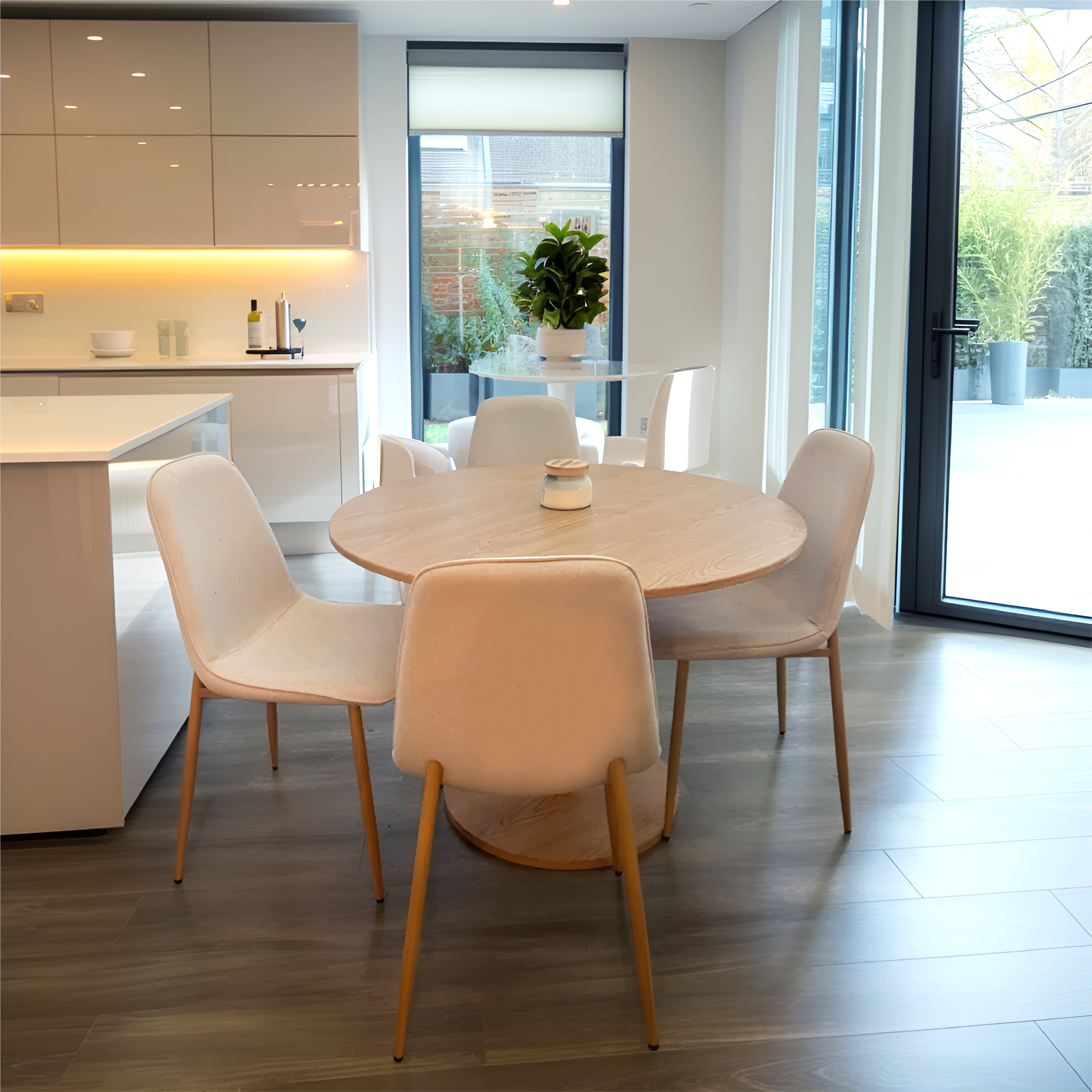 Oslo Modern Upholstered Dining Chair (Set of 4)