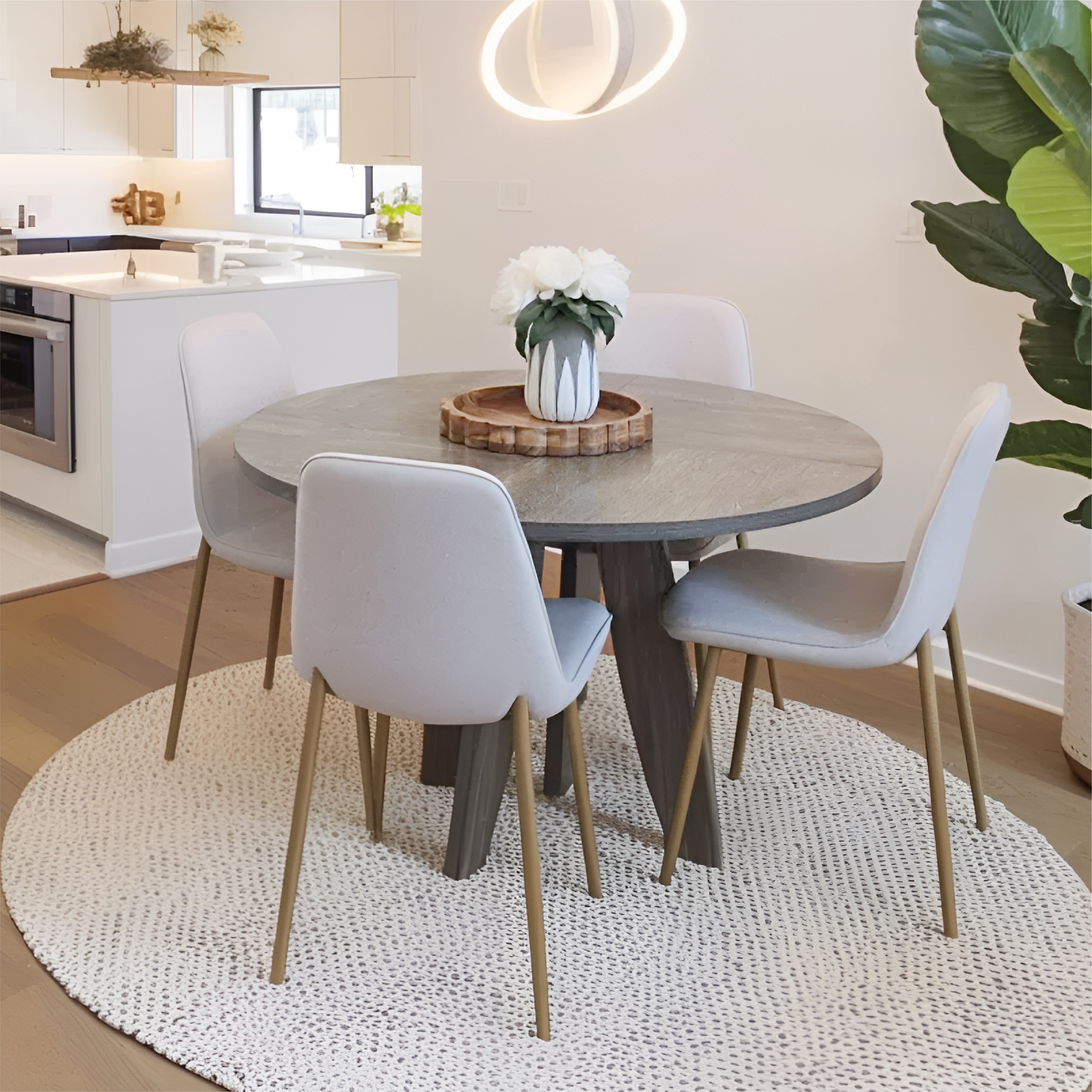 Oslo Modern Upholstered Dining Chair (Set of 4)