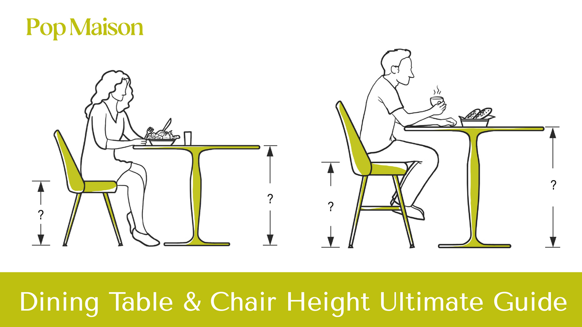 Chair height for 30 inch table discount
