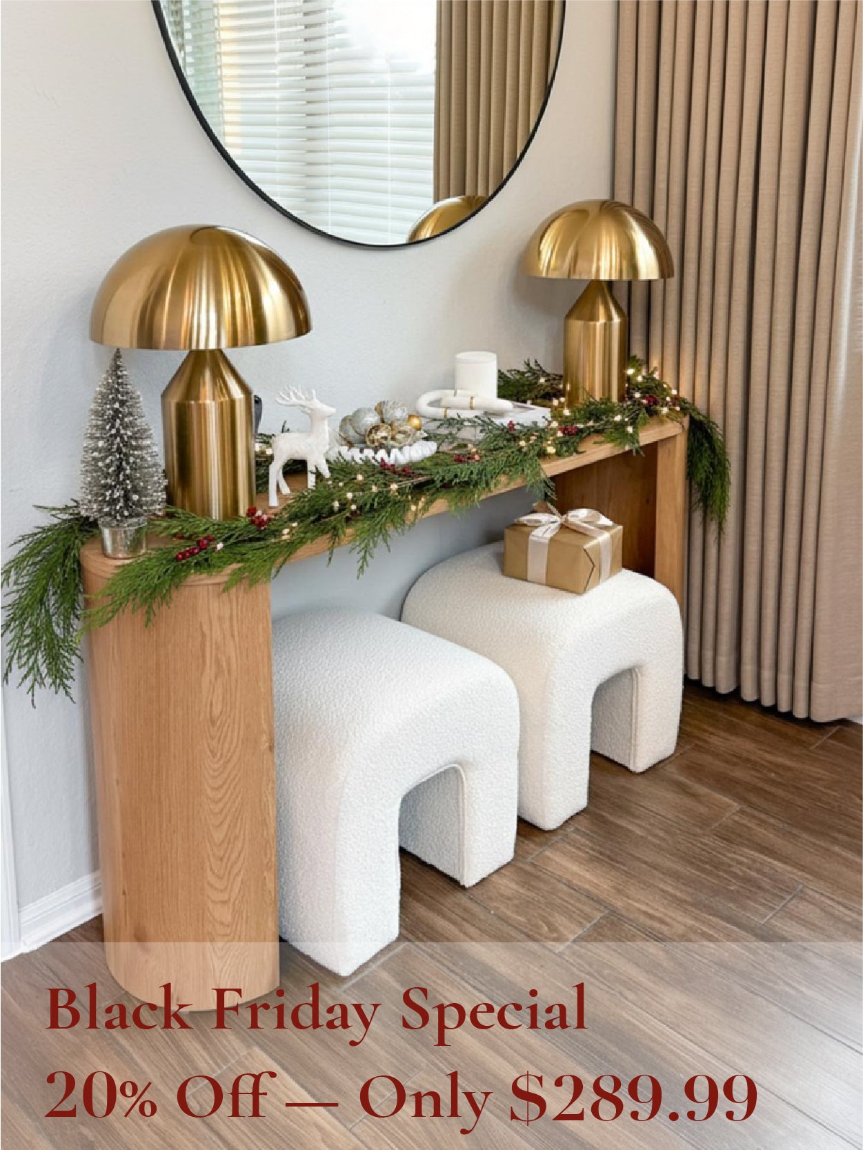 Dwen 60" Modern 2-Style Oval Console Table