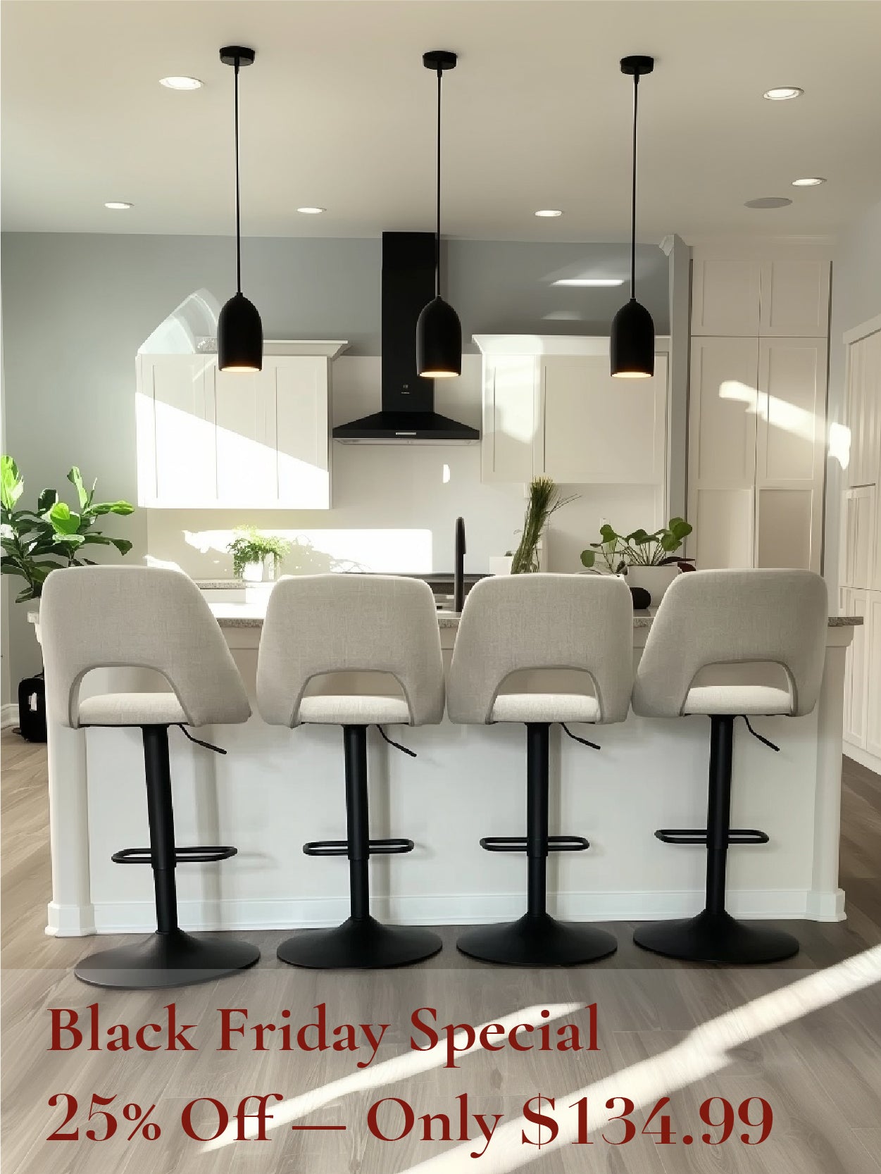 Edwin Upholstered Swivel Adjustable Bar Stool (Set of 2)