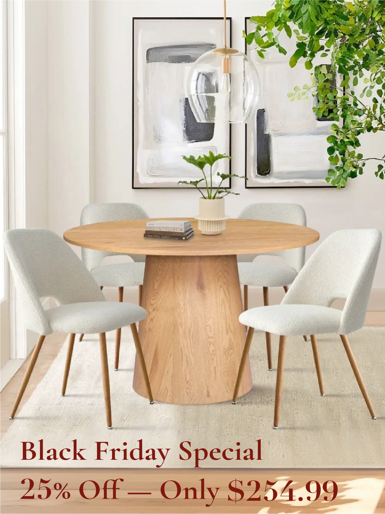 Edwin Modern Upholstered Dining Chair (Set of 4)