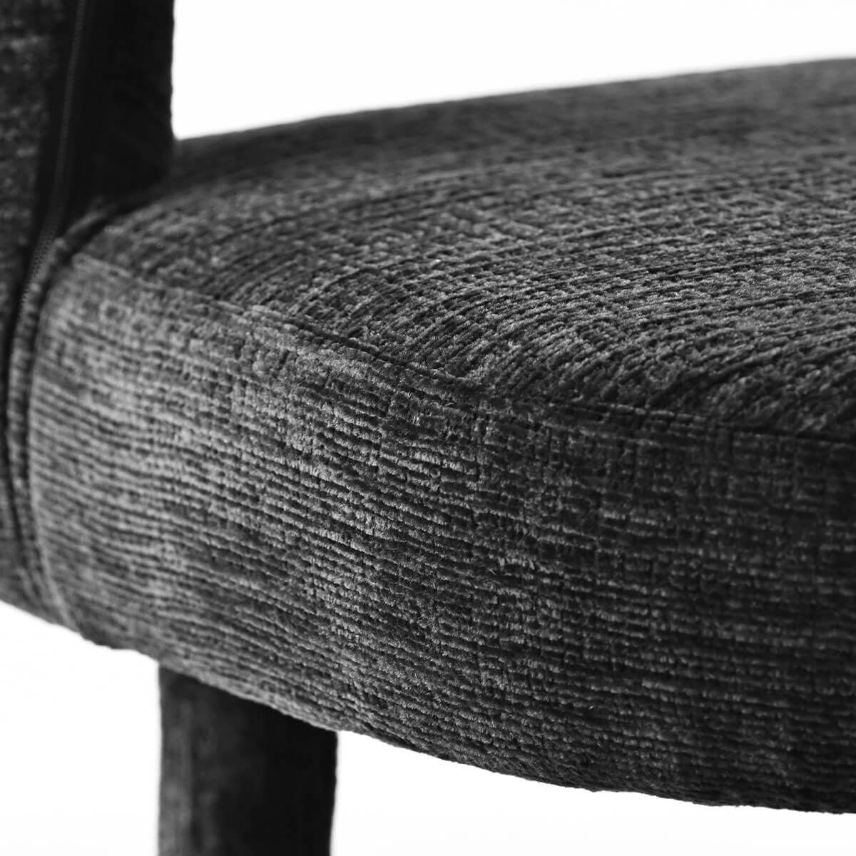 Anna Modern Upholstered Dining Chairs with Arm (Set of 2)