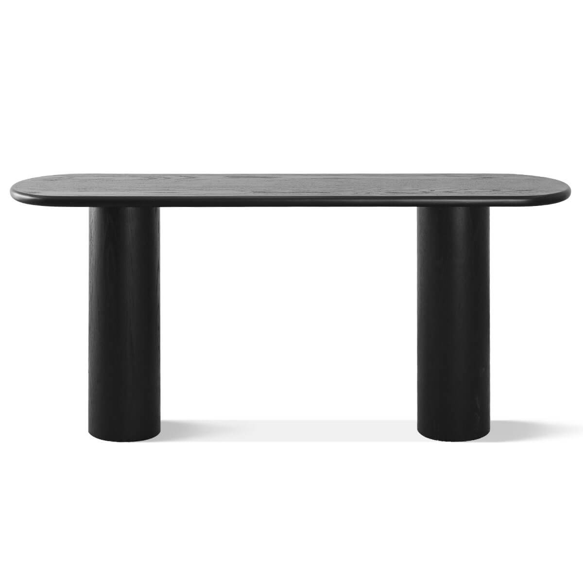 Baguette 60" Modern Oval Solid Wood Console Table