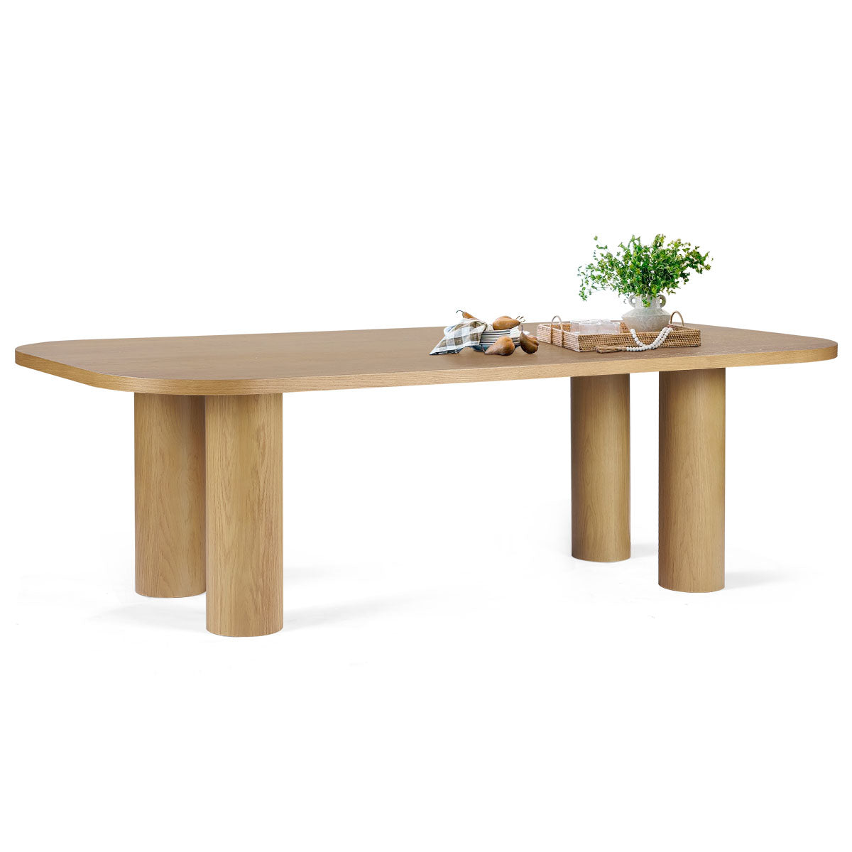 Baguette & Morgan 86.5" Rectangle Table Set for 6 (7-Piece)