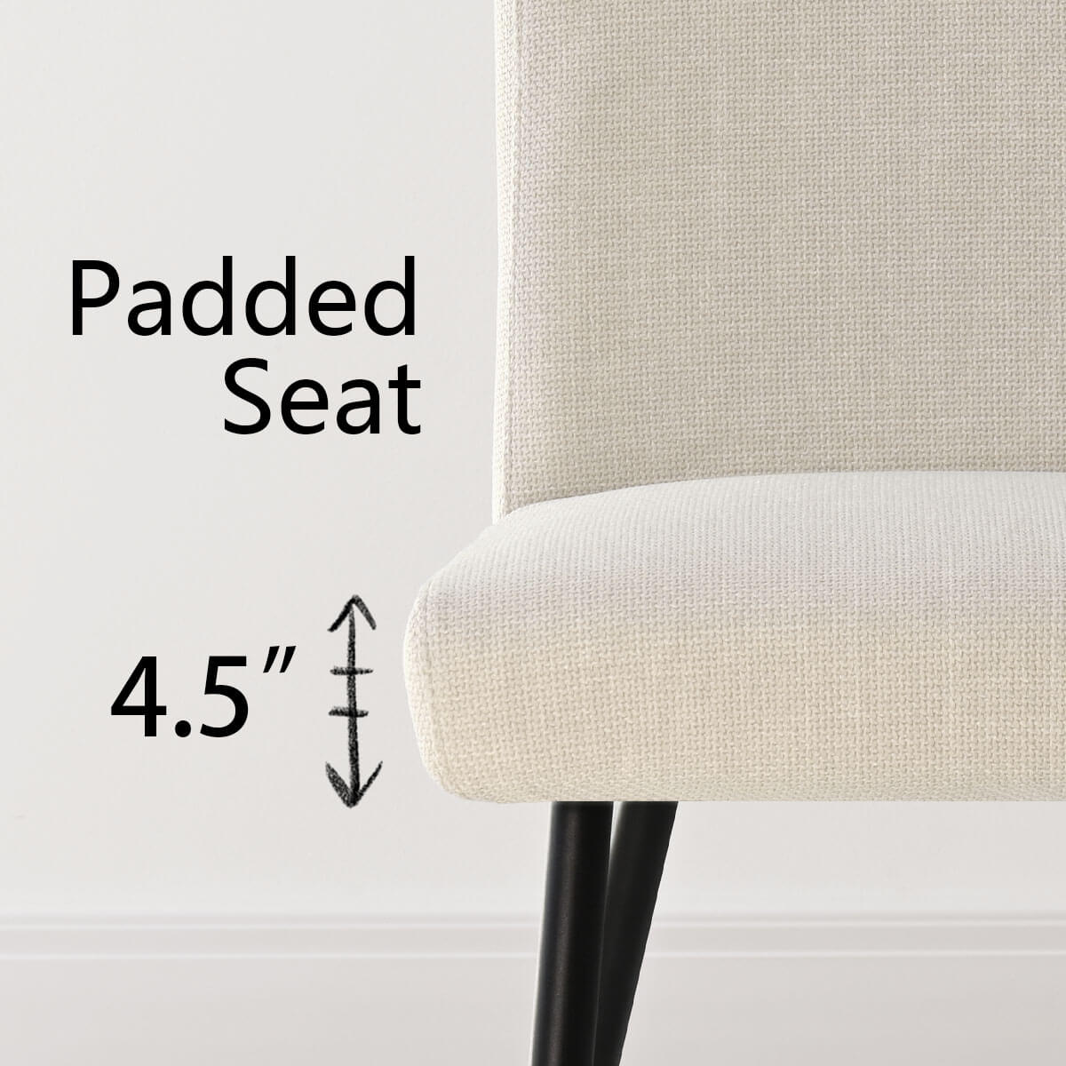 [Closeout-Only 199.99$]Biles Modern Upholstered Dining Chair (Set of 4)