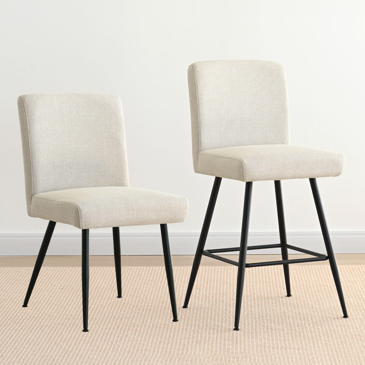 [Closeout-Only 199.99$]Biles Modern Upholstered Dining Chair (Set of 4)