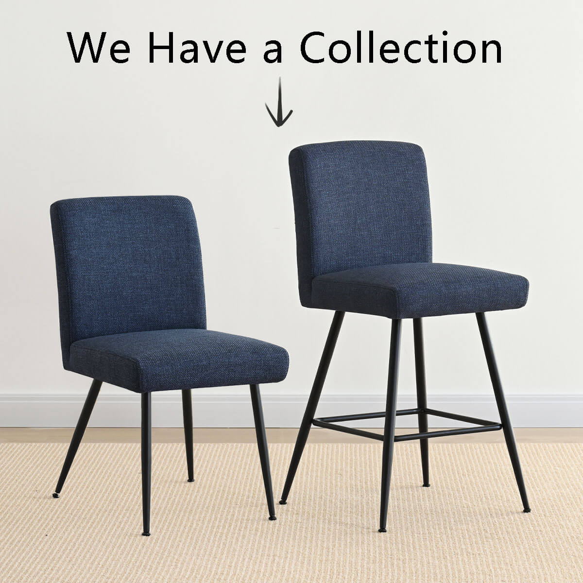 [Closeout-Only 199.99$]Biles Modern Upholstered Dining Chair (Set of 4)